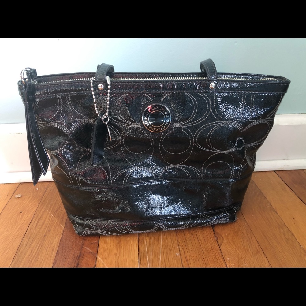 Coach Black Tote